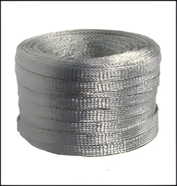 Braided galvanized-steel picture wire